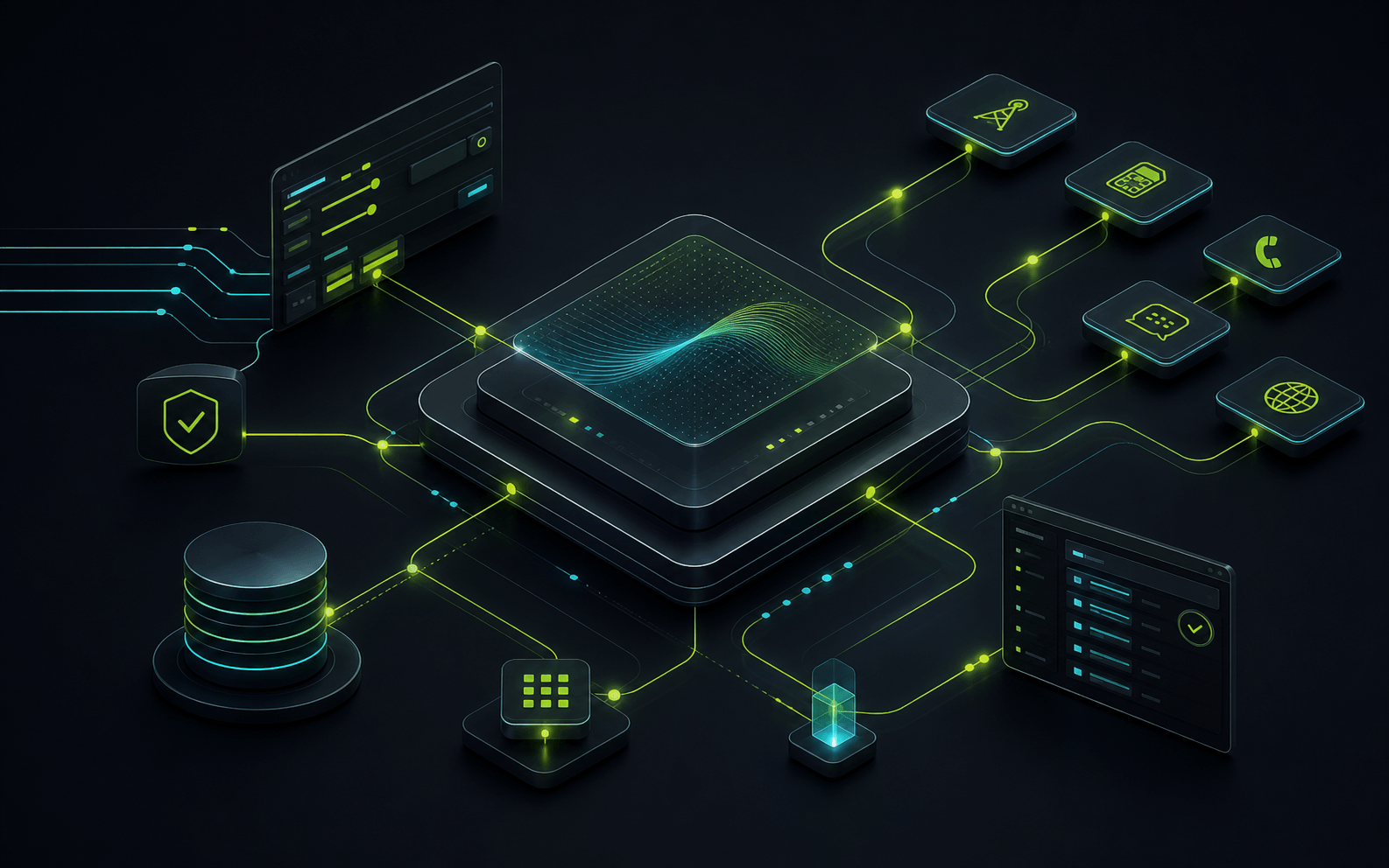Abstract telecom order API orchestration